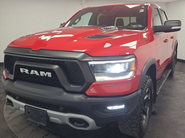 2022 RAM 1500 Rebel in Red — front three-quarter view