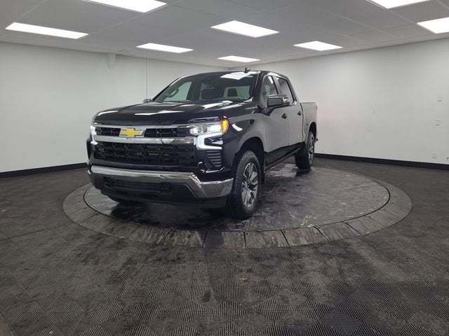 2026 Chevrolet Silverado 1500 LT (2FL) in Black — front three-quarter view