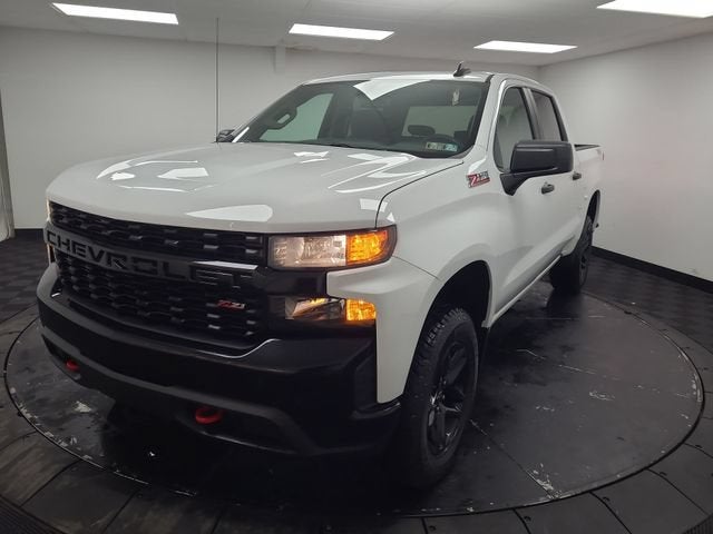 2022 Chevrolet Silverado 1500 LTD Custom Trail Boss in Summit White — front three-quarter view