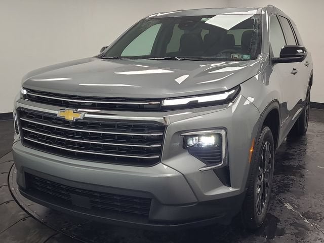 2026 Chevrolet Traverse LT in Sterling Gray Metallic — front three-quarter view