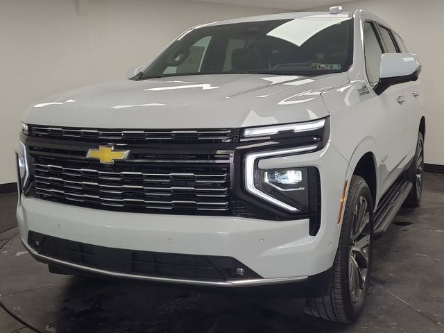 2026 Chevrolet Tahoe High Country in Polar White Tricoat — front three-quarter view