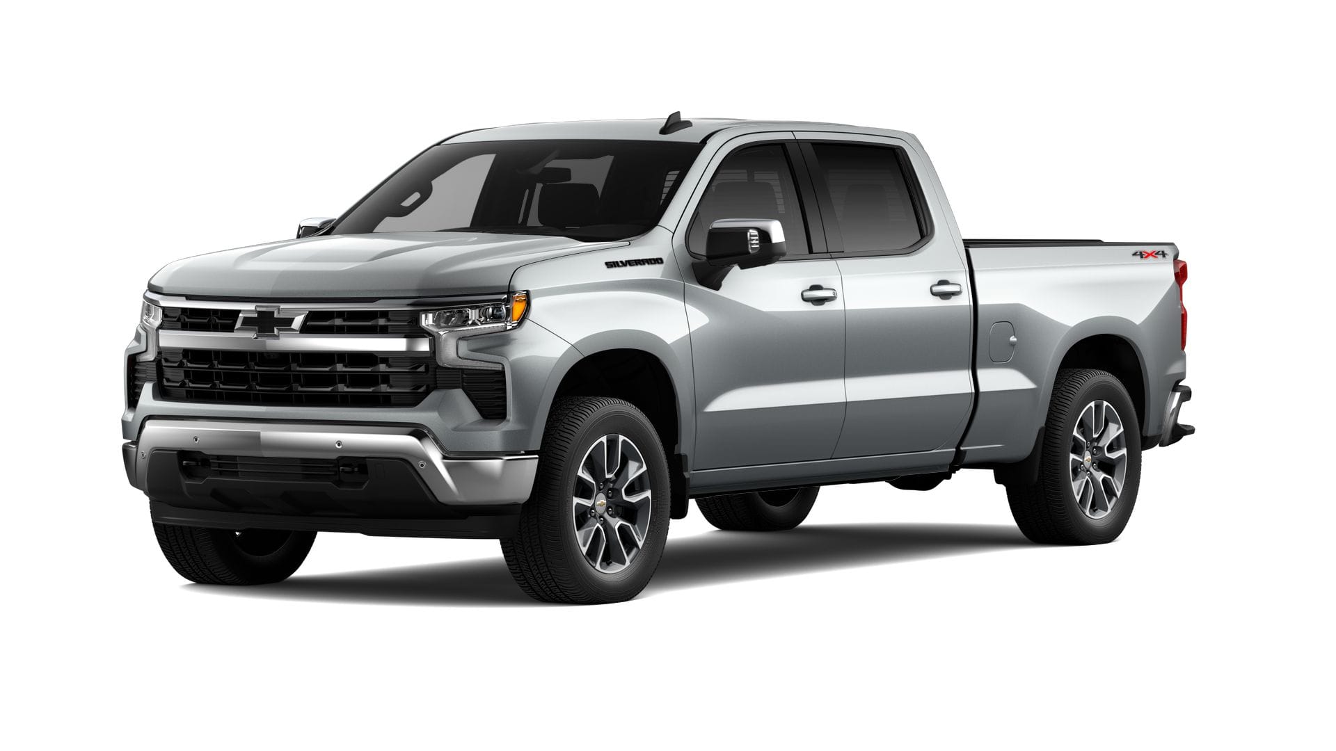 2026 Chevrolet Silverado 1500 LT in Sterling Gray Metallic — front three-quarter view