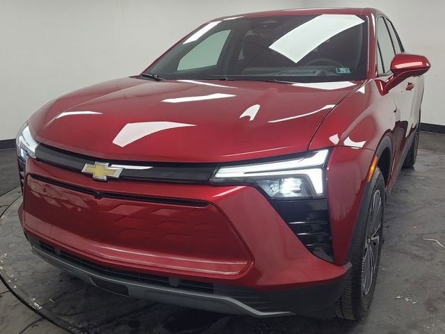 2025 Chevrolet Blazer EV LT in Radiant Red Tintcoat — front three-quarter view