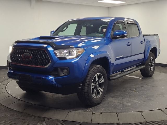 2018 Toyota Tacoma SR in Blue — front three-quarter view