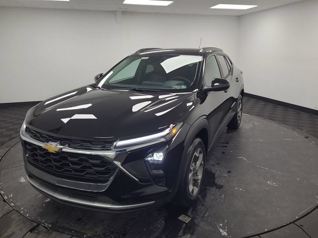 2026 Chevrolet Trax LT in Mosaic Black Metallic — front three-quarter view